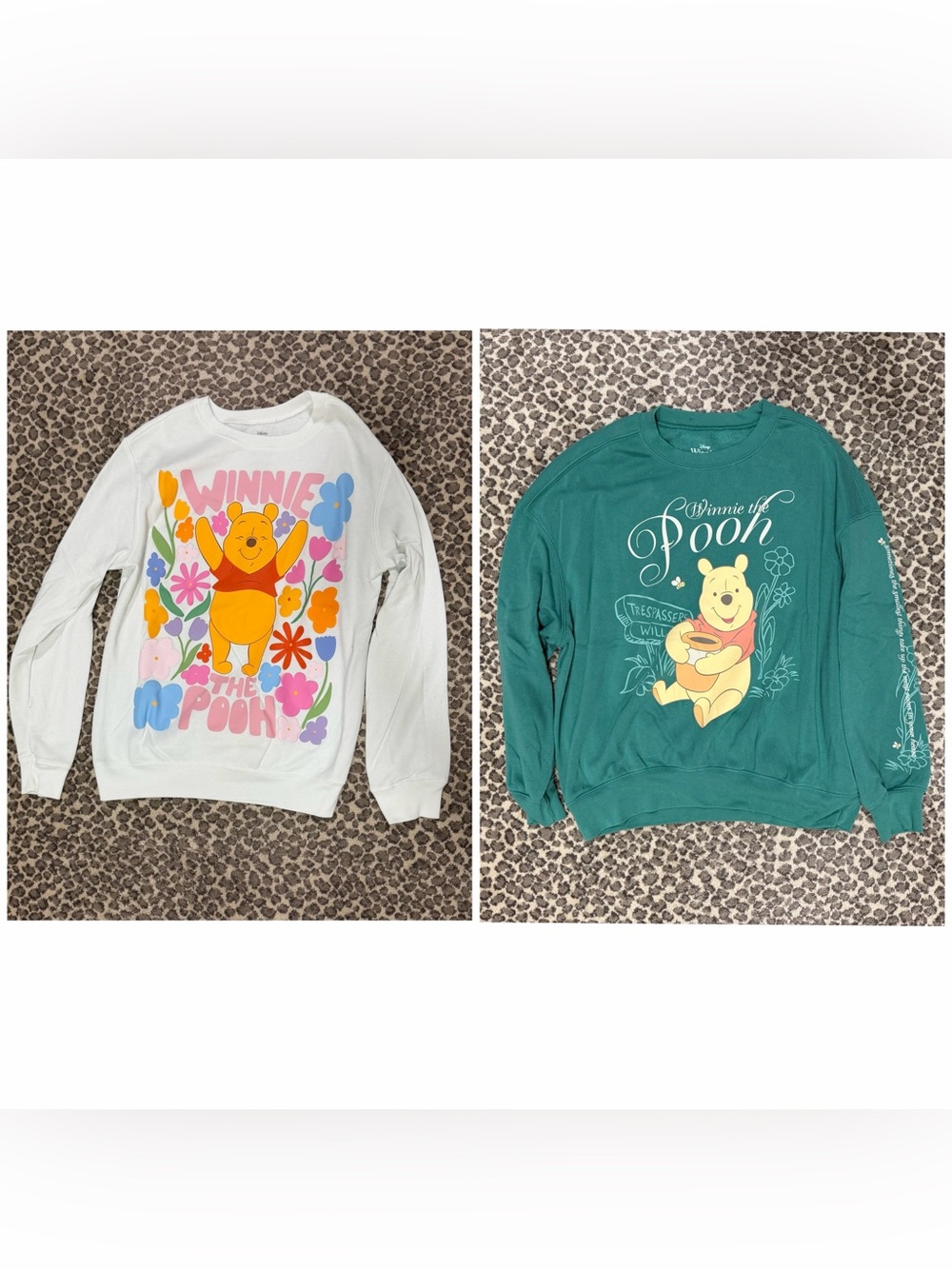 Bundle of 2 Winnie the Pooh Sweatshirts